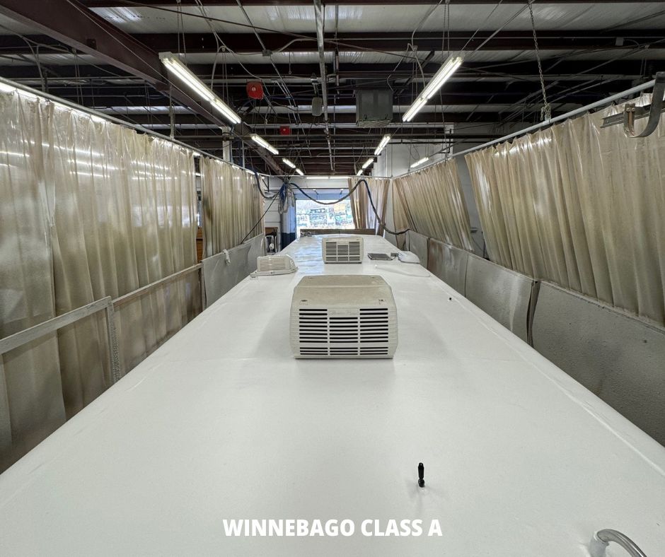 Winnebago Class A after roof repair
