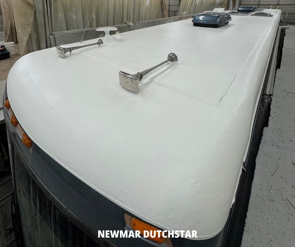 Newmar Dutchstar RV Roof after repair